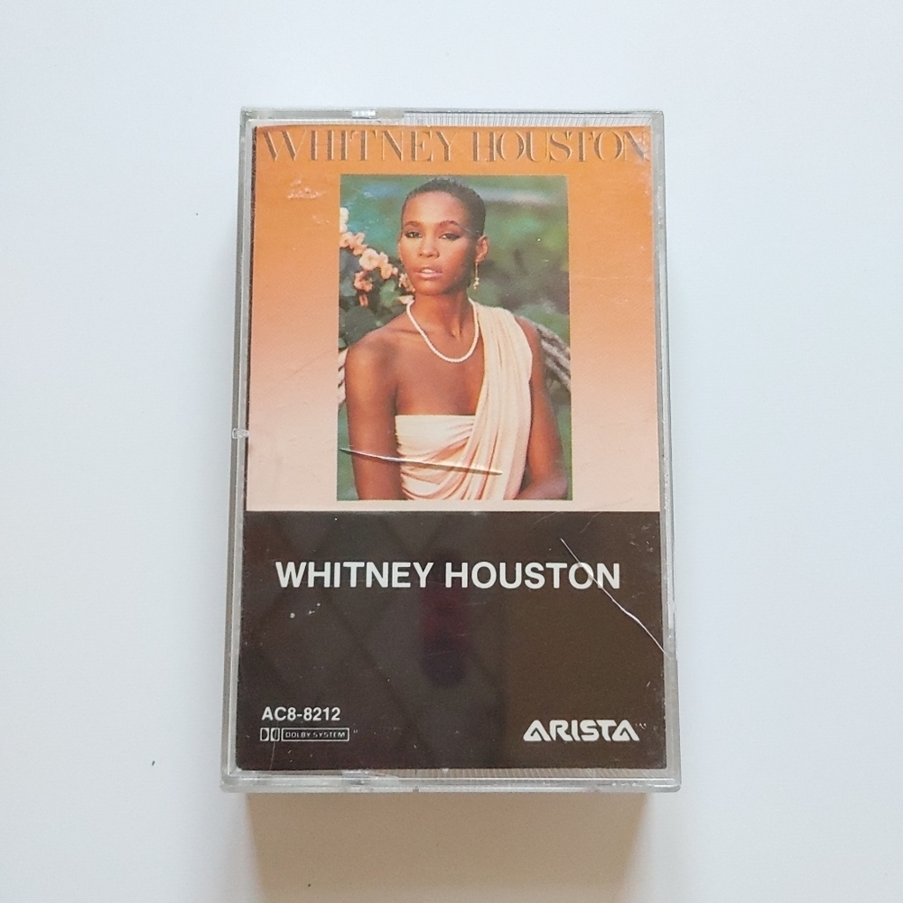 Whitney Houston self titled debut cassette tape vintage 1985